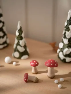 Klarborg Træfigurer Og Figurer > Tilbehørspakke, Svampe