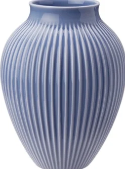 Discount Knabstrup Keramik Ripple Vase H, Lavendelblå