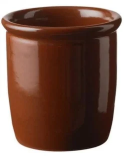 Online Knabstrup Keramik Syltekrukke 0,5 L, Brun