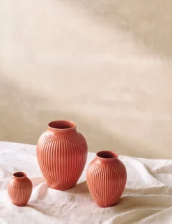 Online Knabstrup Keramik Vase H, Coral