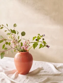 Online Knabstrup Keramik Vase H, Coral