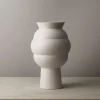Knabstrup Keramik Stue|Vaser > x Tortus Vase No4 H37 cm, Hvid