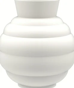 New Knabstrup Keramik x Tortus Vase No3 H26,5 cm, Hvid