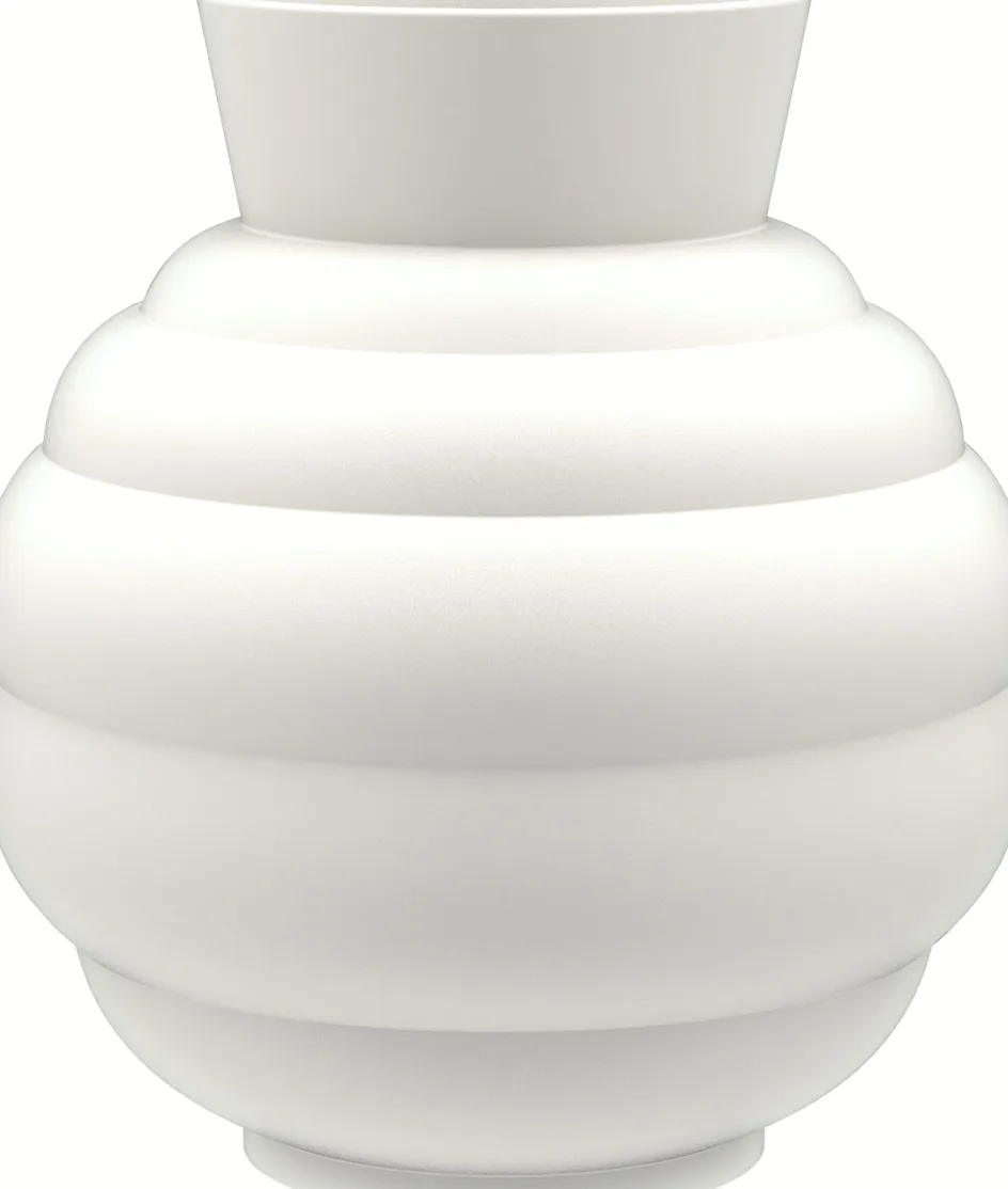 New Knabstrup Keramik x Tortus Vase No3 H26,5 cm, Hvid