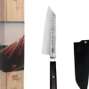 KOTAI Japanske Knive > Bunka Santoku Kniv 17 cm, Ibenholt