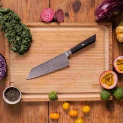 KOTAI Japanske Knive > Bunka Santoku Kniv 17 cm, Ibenholt