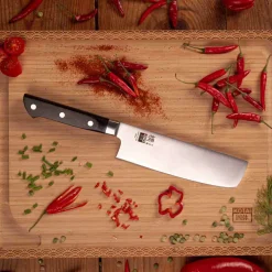 Clearance Hashi Classic Nakiri Kniv 16,5 cm, Pakkatræ Japanske Knive