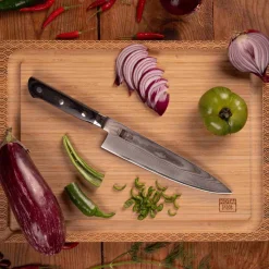 Discount KOTAI Hashi Damascus Gyuto Kokkekniv 20 cm, Pakkatræ