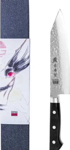 Hot Tsubame Santoku Kniv 18 cm, Pakkatræ Japanske Knive