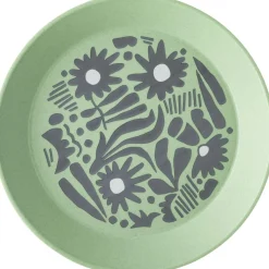 Hot BLOMSTER Dyb Tallerken 24 cm, Nature Leaf Green Dybe Tallerkener