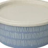 New Koziol BLOMSTER Opbevaringsboks 1,3 L, Nature Flower Blue