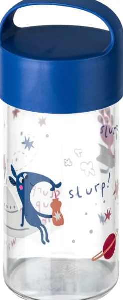 Hot Koziol BUDDY Space Snackboks/Drikkedunk 500 ml, Organic Space Blue