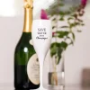 Discount Koziol CHEERS No. 1 Save Water Champagneglas 10 cl, Cotton White