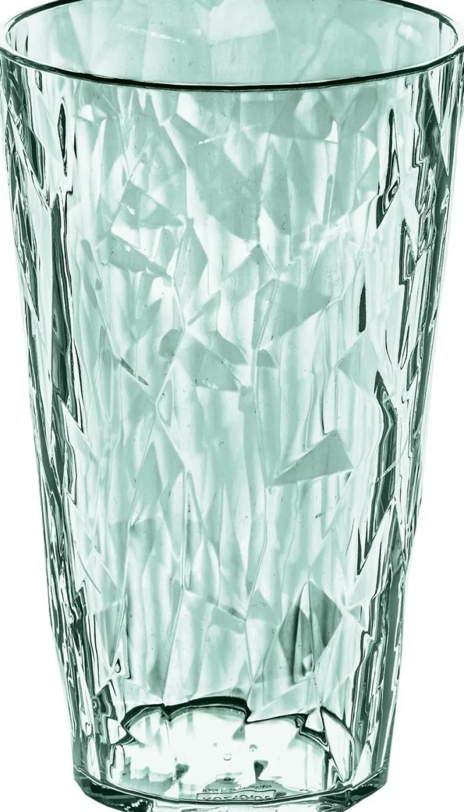 Koziol CLUB LIGHT Glas 40 cl, Transparent Eucalyptus Green