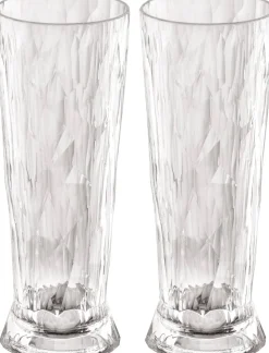 Outlet CLUB No. 11 Ølglas 2 stk. 50 cl, Crystal Clear Ølglas