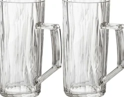 Hot Koziol CLUB No. 26 Ølglas 2 stk. 50 cl, Crystal Clear