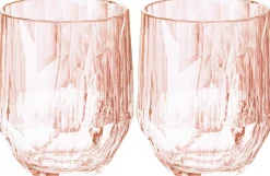 Koziol Vinglas|Vinglas > CLUB No. 24 Vinglas 2 stk. 30 cl, Transparent Rose Quartz