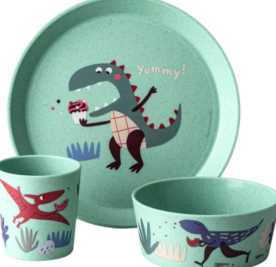 Online Koziol CONNECT Rex Spisesæt, Organic Sage Green