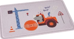 Outlet CONNECT Trucks Snackbræt 24x15 cm, Organic Purple Grey Børn Børnetallerkener|Børnetallerkener