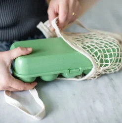 New Koziol EGGS TO GO Æggebakke , Nature Leaf Green