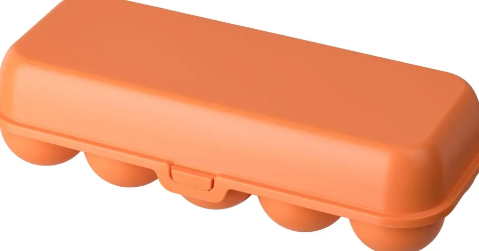 Discount Koziol EGGS TO GO Æggebakke 11,8x27,7 cm, Strong Coral