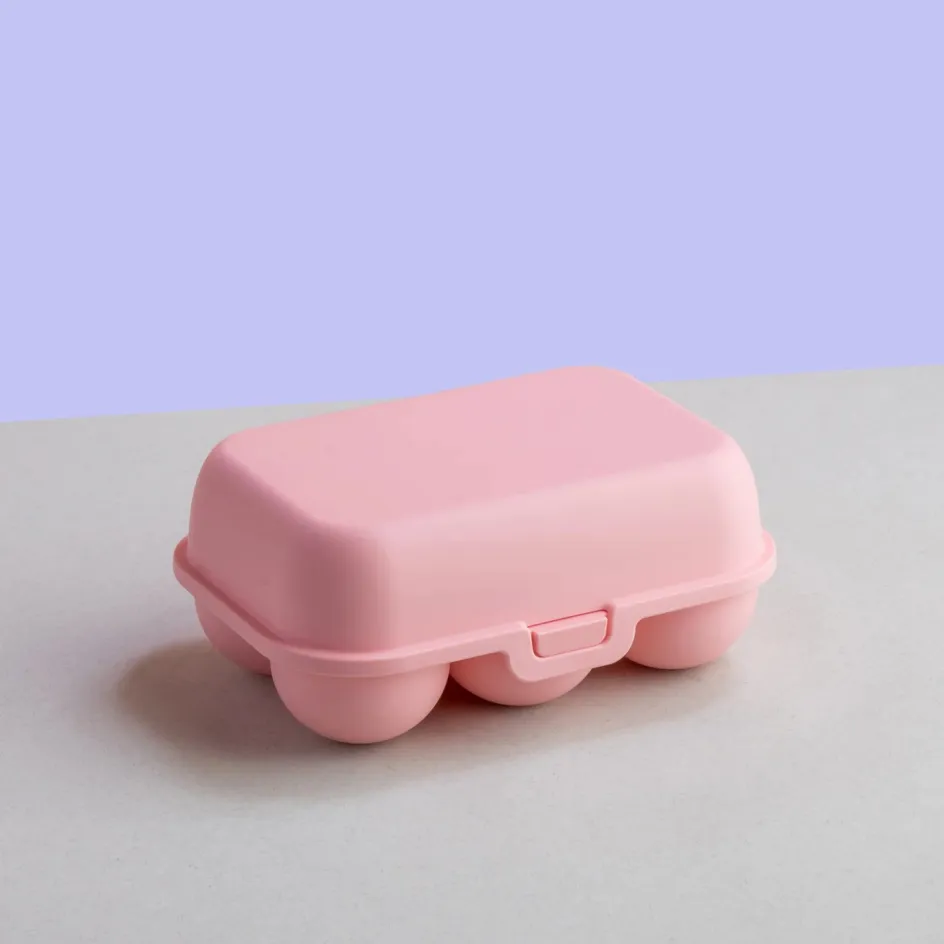 Outlet Koziol EGGS TO GO Mini Æggebakke 17x11,8 cm, Sweet Pink