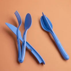 Hot Koziol KLIKK Bestiksæt 3 Dele, Strong Blue