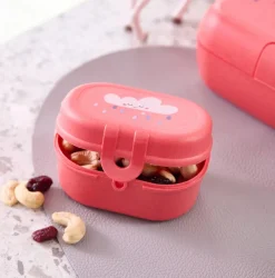 Outlet Koziol PASCAL Mini Dreams Snackboks 9,6x7 cm, Organic Coral Red