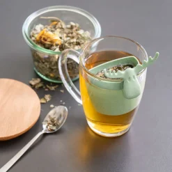 Sale RUDOLF Tesi 9 cm, Nature Leaf Green Tilbehør Til Kaffe Og Te