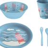 Outlet WAVES Gurli Gris Spisesæt, Powder Blue Børn Børnespisesæt
