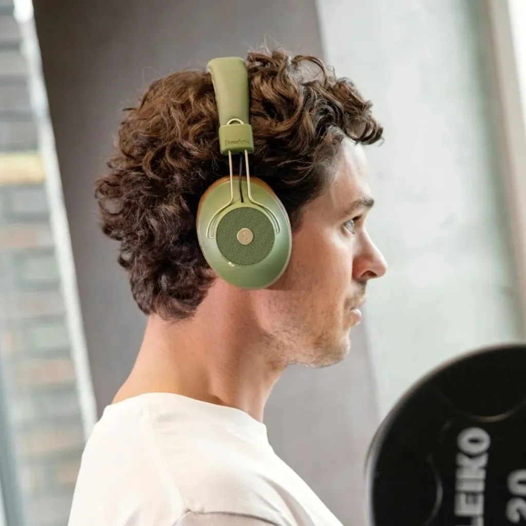 kreafunk Høretelefoner > aBEAT QI Høretelefoner, Urban Green
