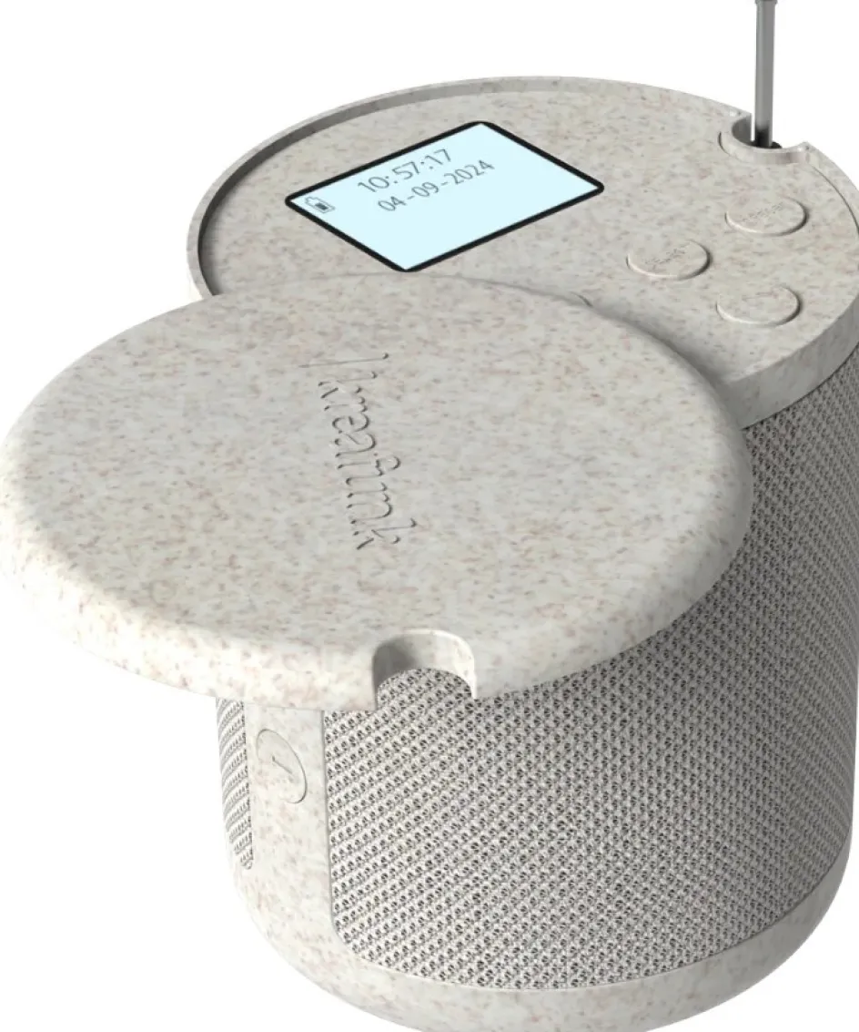 Best kreafunk Dabbie DAB+ Radio m. Bluetooth H10,5 cm, Wheat