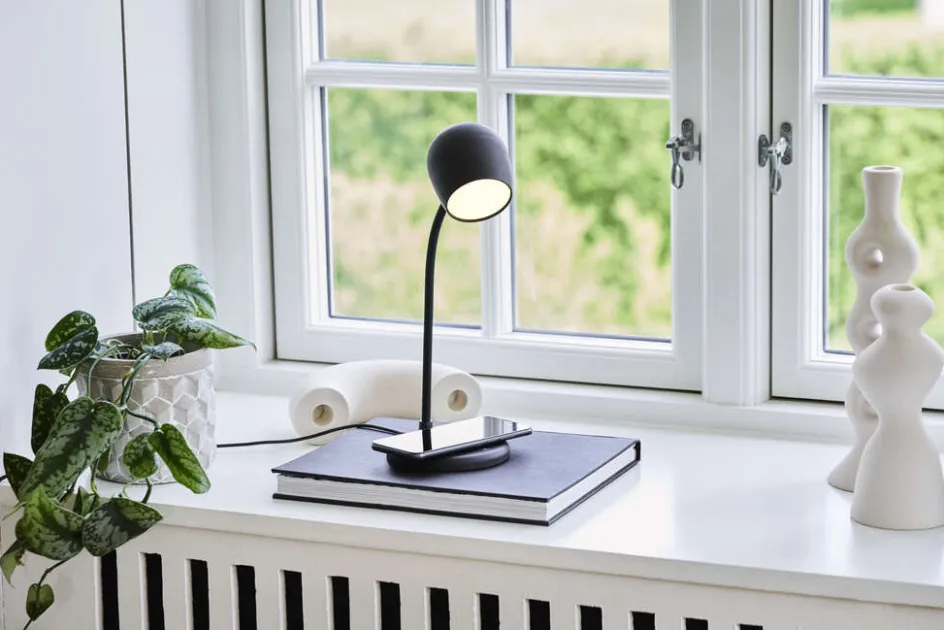 Hot kreafunk Ellie Bordlampe H32 cm, Sort