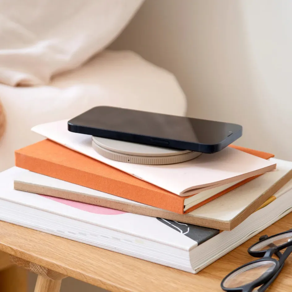 kreafunk wiCHARGE 3 Power Bank ?10 cm, Ivory Sand