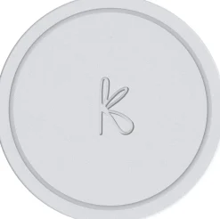 kreafunk wiCHARGE Stone Care Oplader Ø10 cm, Natural
