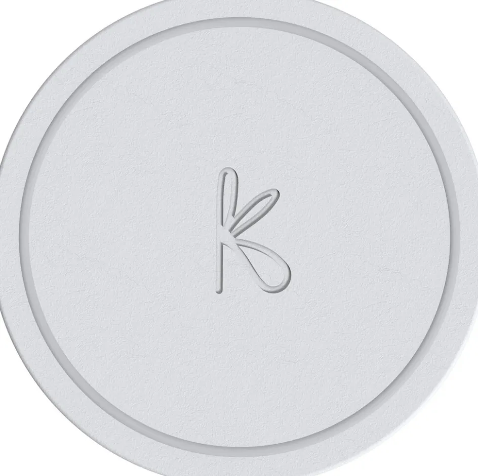 kreafunk wiCHARGE Stone Care Oplader Ø10 cm, Natural