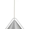 Outlet Kristina Dam Studio Cone Pendel Ø25 cm, Børstet Aluminium/Valnød