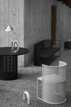 Outlet Kristina Dam Studio Cone Pendel Ø25 cm, Børstet Aluminium/Valnød