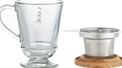 New La Rochére Abeille Tisaniere 28 cl Tilbehør Til Kaffe Og Te