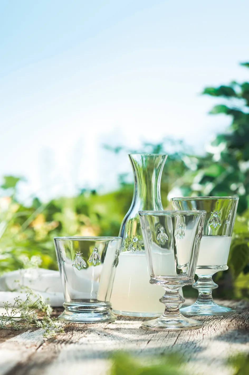 Outlet La Rochère Abeille Vinglas 6 stk. 24 cl, Klar