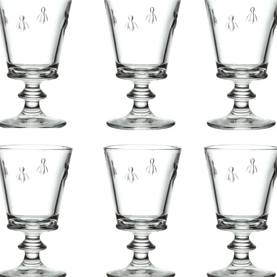 Outlet La Rochère Abeille Vinglas 6 stk. 24 cl, Klar