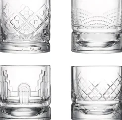 Best La Rochère Dandy Whiskeyglas 4 stk. 30 cl