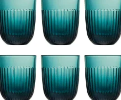 Online La Rochère Ousseant Vandglas 6 stk. 26 cl, Mørkeblå