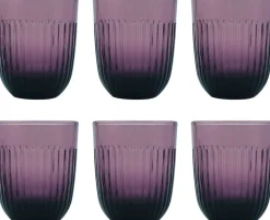 Best La Rochère Ousseant Vandglas 6 stk. 29 cl, Aubergine