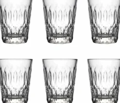Clearance La Rochère Verone Vandglas 6 stk. 25 cl, Klar