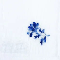 Langkilde & Søn Servietter > Blå Blomster Serviet 6 stk 50x50 cm