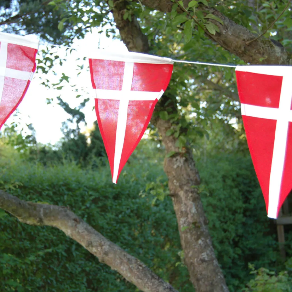 Langkilde & Søn Uderum > Ekslusiv Vimpelranke m. 11 vimpler 360 cm