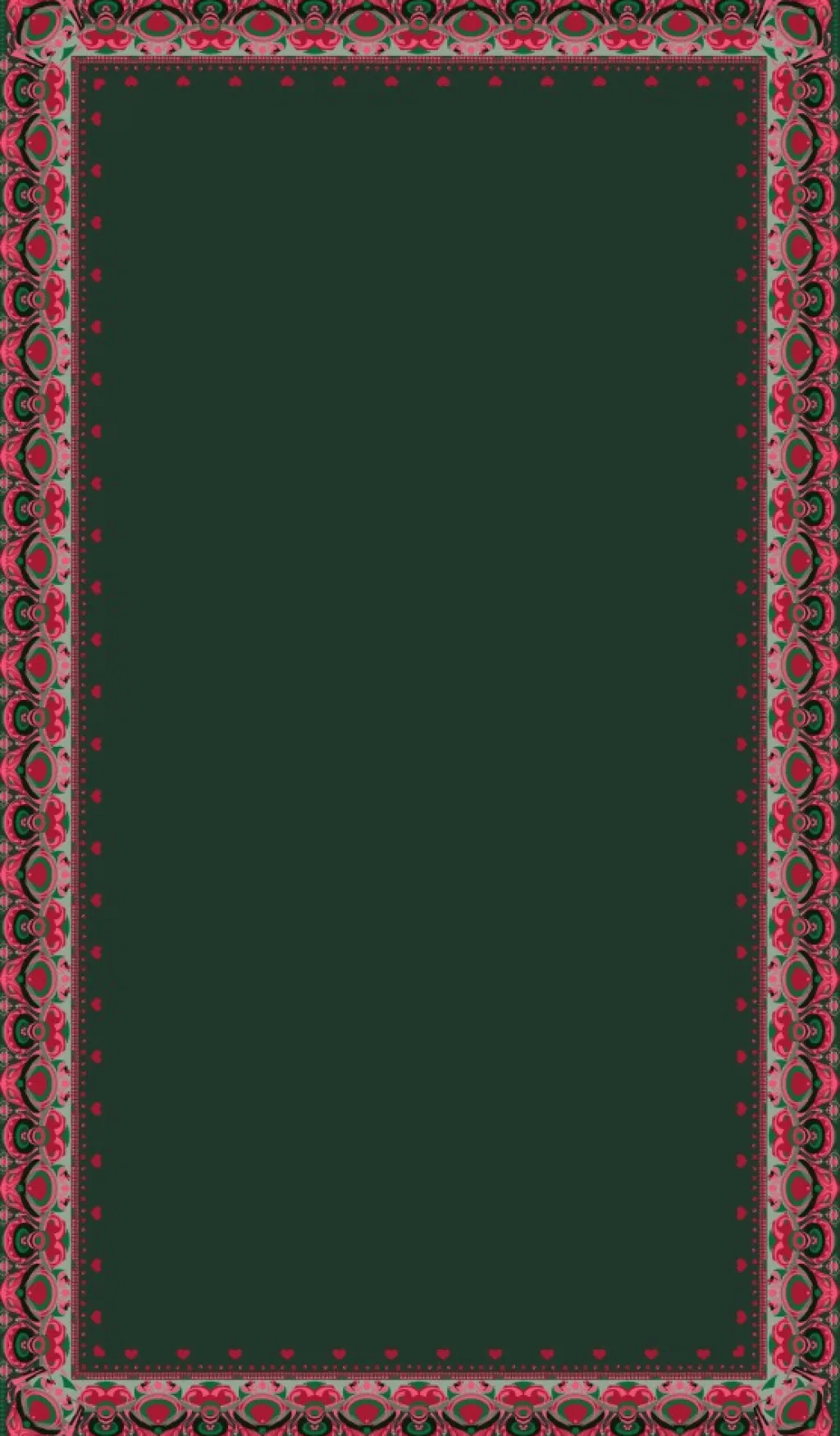 Hot Eventyrsdug 140x332 cm, Mørkegrøn Duge