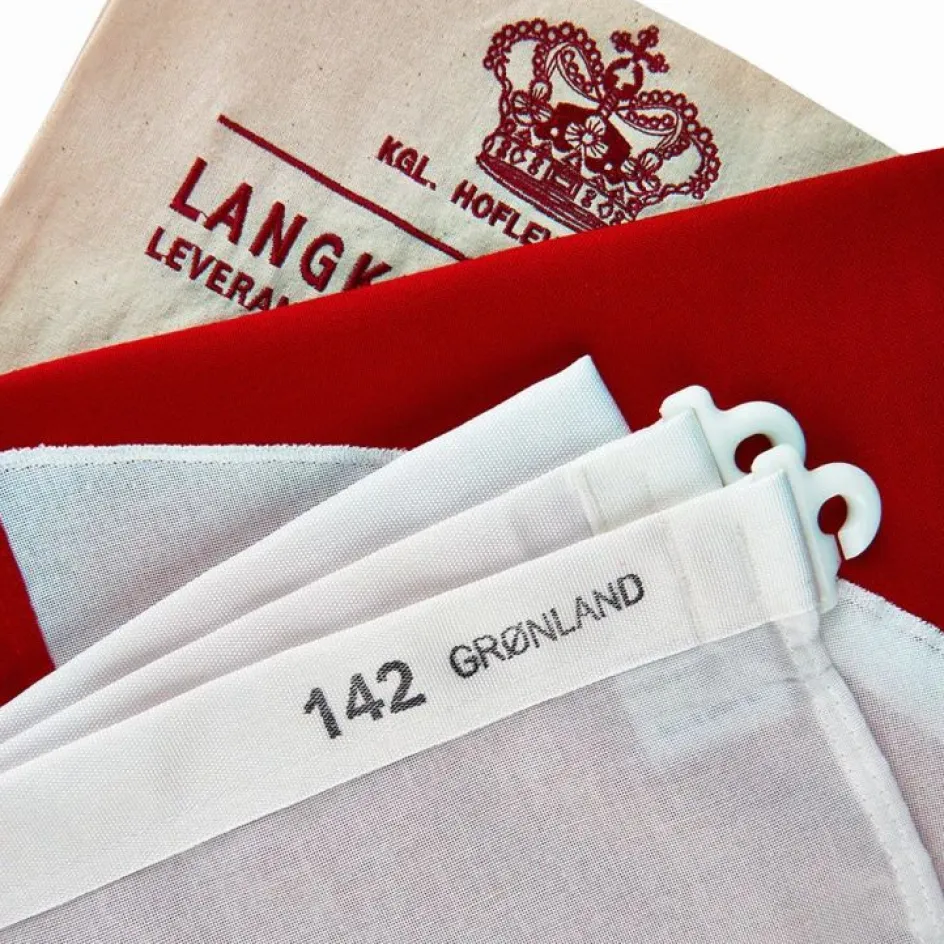 Best Langkilde & Søn Grønlandsk Flag til Flagstang