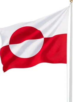 Langkilde & Søn Uderum > Grønlandsk Flag til Flagstang